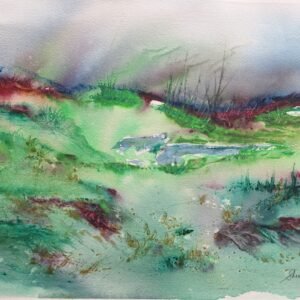 The Fields Aflame with Quiet Light